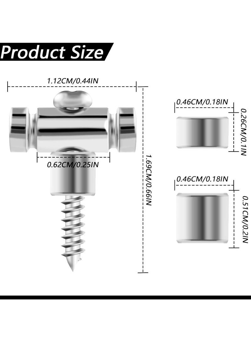 Bukela - Heavy-Duty Metal Guitar Roller String Retainers (2-Piece Set) - Precision String Guide & Trees Replacement for Electric Guitars | Musical Instrument Accessories - Image 1