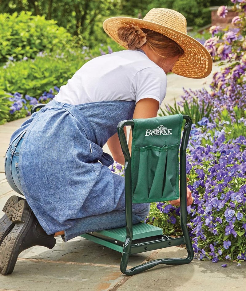 Burpee 92314 Garden Kneeler with Cushion Seat Easy to StorePortable Outdoor Bench Foldable and Light Weight Green - Image 5