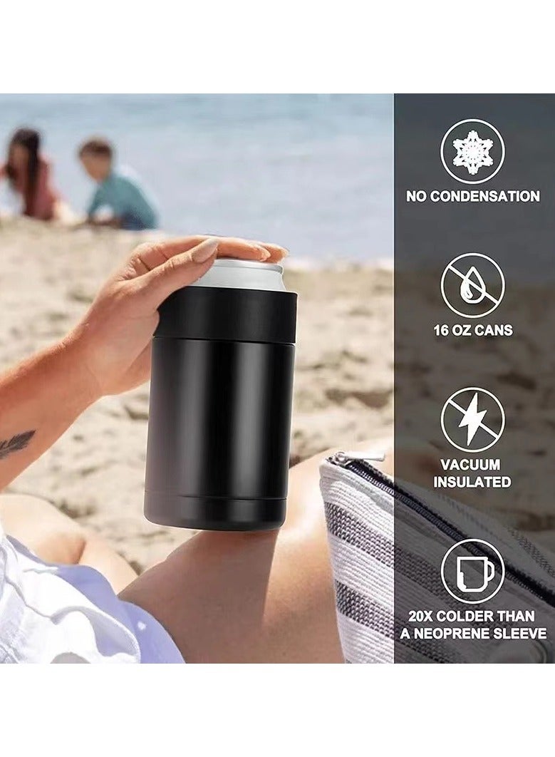 CMGTYYD Coke Cooler - 3 in 1 Coke Bottle and Can Cooler with Bottle Opener, 12 oz. Ultra Thin Can Soda Bottle Insulator Retainer, Vacuum Insulated Double Wall Stainless Steel - Image 5