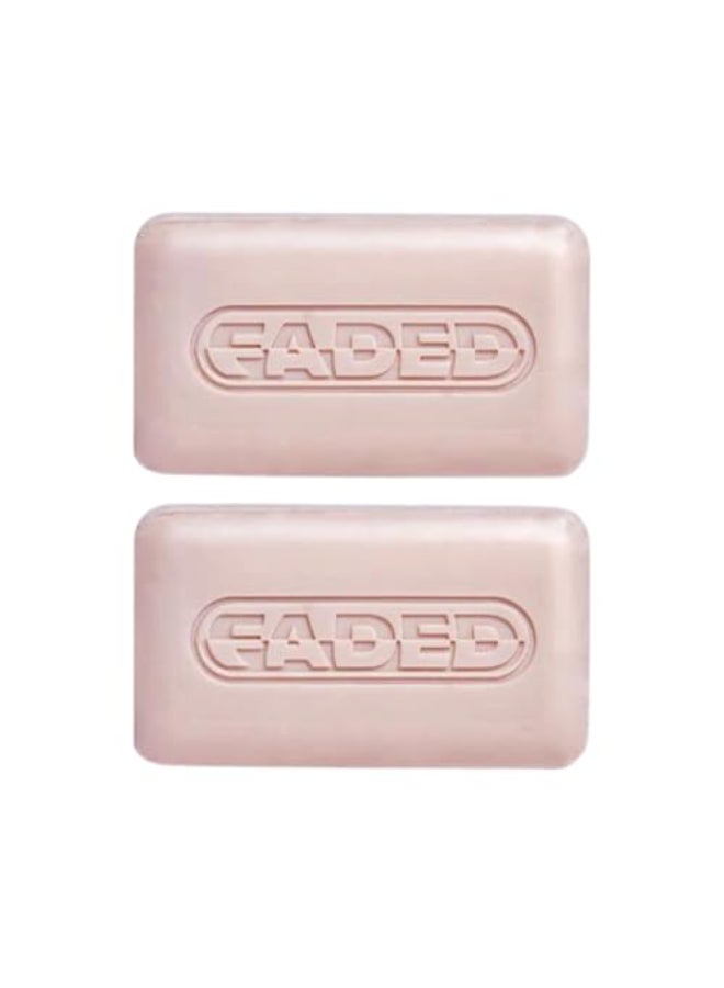 TOPICALS Faded Cleansing Bar for Face and Body Kojic Acid Vitamin C Lactic Acid Moisturizes Vegan FragranceFree Safe for Sensitive Skin 2 Pack - Image 1