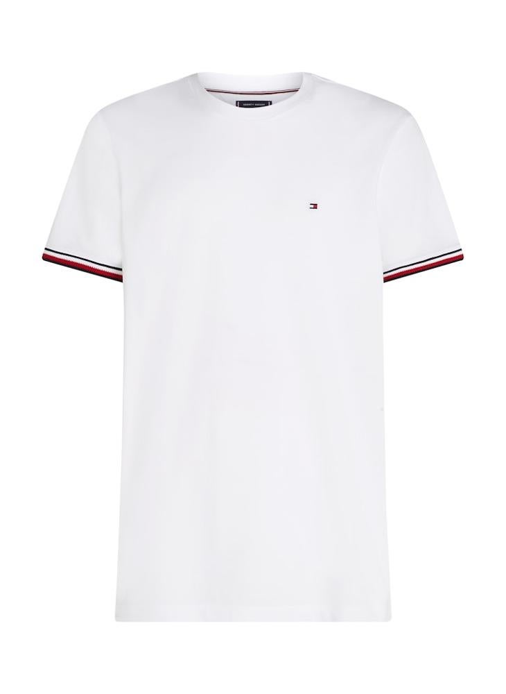 TOMMY HILFIGER Global Stripe Cuff T-Shirt  - Image 5
