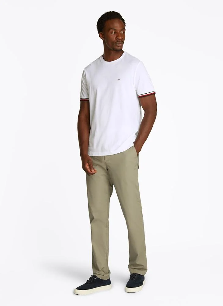 TOMMY HILFIGER Global Stripe Cuff T-Shirt