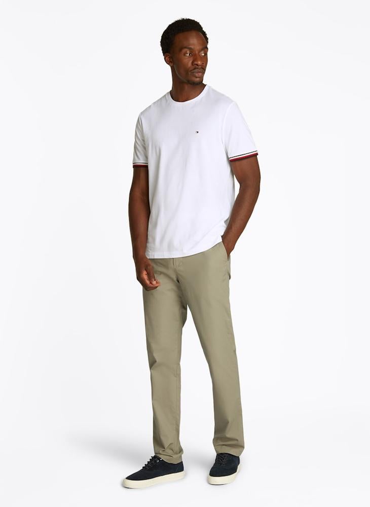 TOMMY HILFIGER Global Stripe Cuff T-Shirt  - Image 4