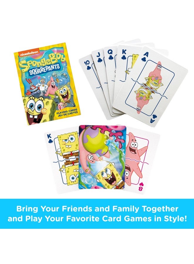 Aquarius AQUARIUS SpongeBob Playing Cards - SpongeBob SquarePants Cast Deck of Cards for Your Favorite Card Games - Officially Licensed SpongeBob Merchandise & Collectibles - Image 2