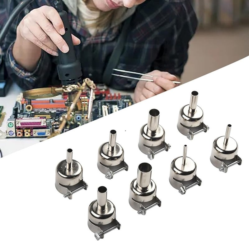5mm Stainless Steel Heat Nozzle for 850 852D 906 968 Soldering Station Hot Air Desoldering Nozzle with Locking Screw - Image 4