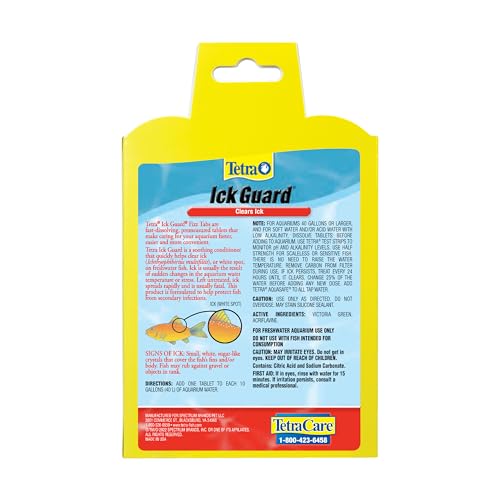 Tetra Ick Guard 8 Count, Quick Remedy For Ick In aquariums,Golds & Yellows - Image 2