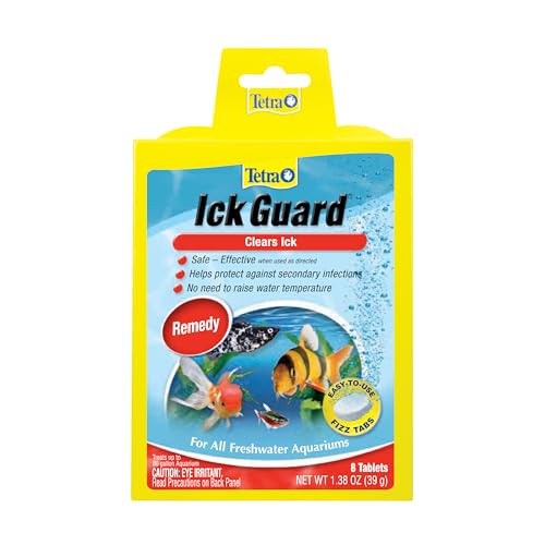 Tetra Ick Guard 8 Count, Quick Remedy For Ick In aquariums,Golds & Yellows - Image 1