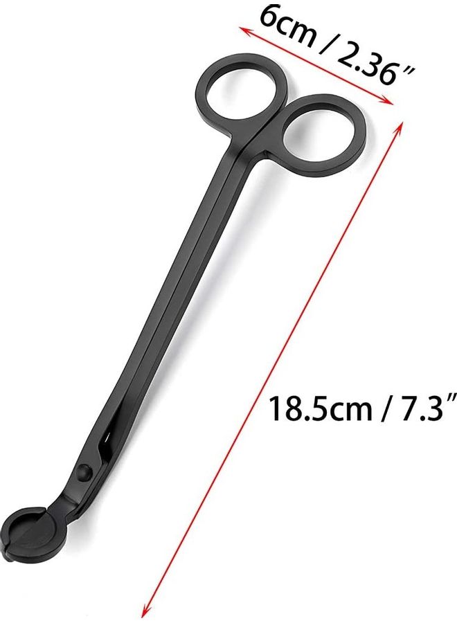 NIBEMINENT Pack Of 3 Candle Wick Trimmer Black - Image 2