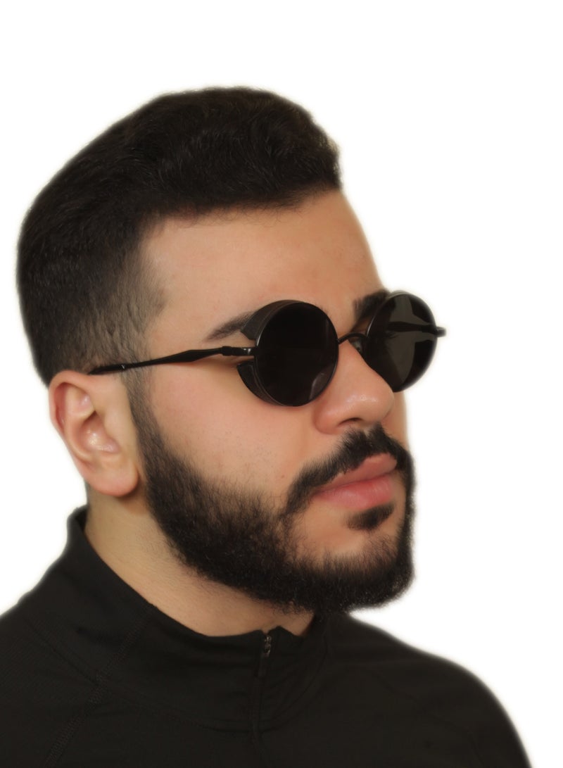 Gentlemen's Crib Full round sunglasses with lens frame unisex Polarized UV 400  - Image 2