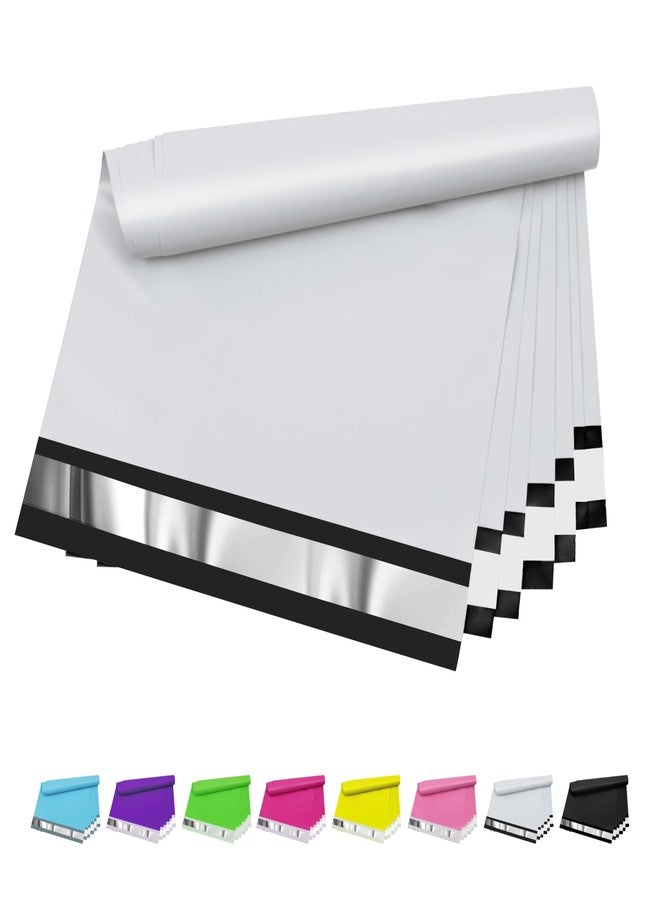 Vapulcio Poly Mailers 12x15.5 Inch 50 Pcs -Waterproof and Tear Resistant Shipping Bags for Small Businesses - White Packaging Bags with Self-Sealing Closure - Polymailers, Mailing Envelopes - Image 1