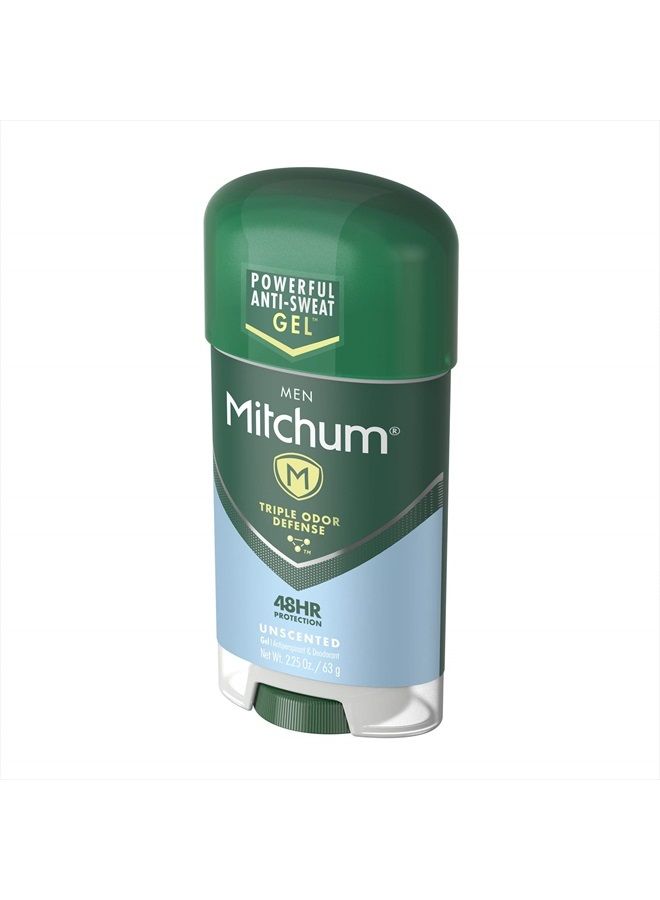 Mitchum Deodorant Mens Gel Unscented 2.25oz (2 Pack) - Image 3