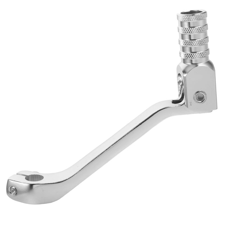 Motorcycle Aluminum Alloy Gear Shift Lever Pedal Silver Single Gear Shifter Compatible Replacement Control for Riding Repair - Image 2