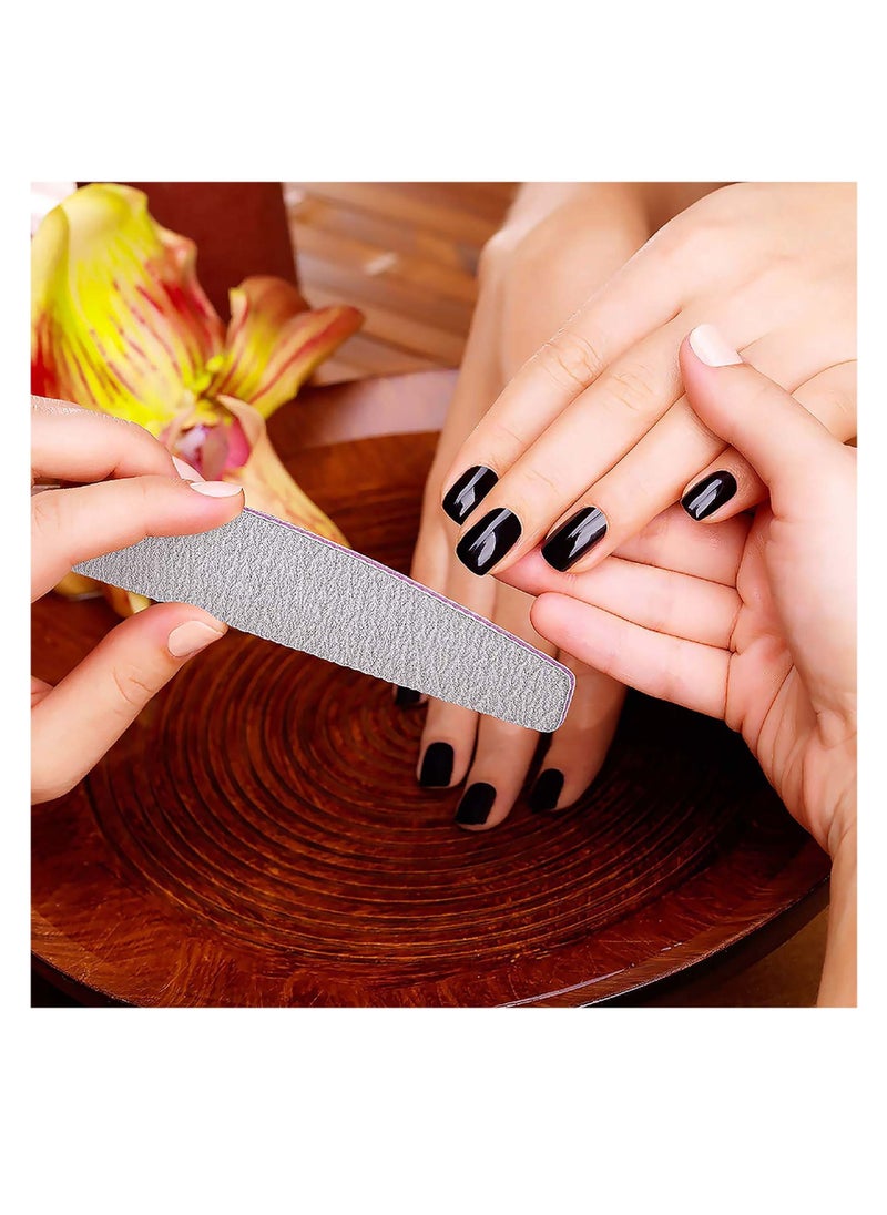 Generic - Professional Nail Files, 25 Pcs Emery Boards for Nails 100/180 Nail Files Bulk Finger Nail File Boards Heavy Duty Nail Buffers for Files Professional Manicure Tools, Also fit for Pet Grooming - Image 1