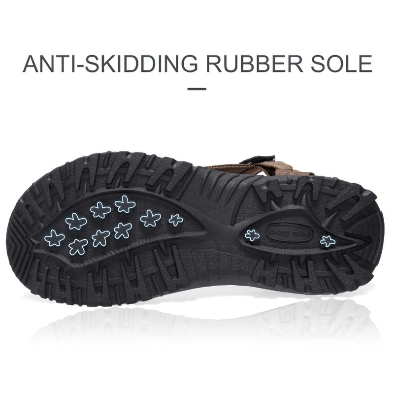 CAMEL CROWN Hiking Sport Sandals for Men Anti-skidding Water Sandals Comfortable Athletic Sandals for Outdoor Wading Beach Brown 9.5 - Image 3