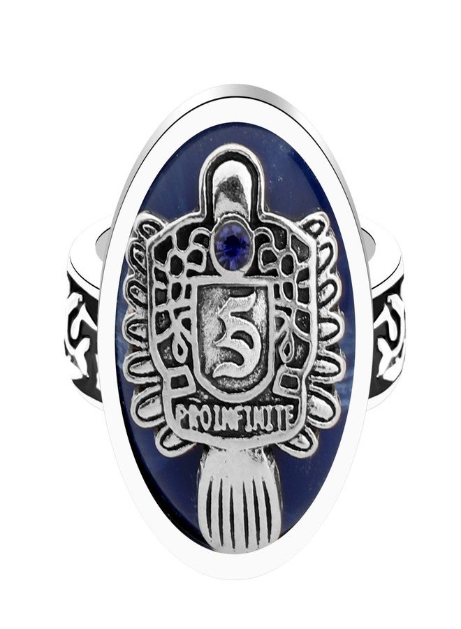 HOLLP Vampire Inspired Jewelry Gift: 26 Initial Letter Alphabet A-Z Initial Ring Gift for Vampire TV Fans (S, 9) - Image 1