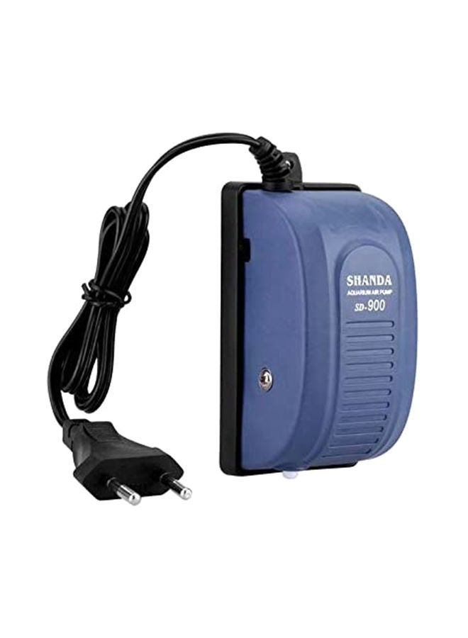 NIBEMINENT Mini Aquarium Air Oxygen Pump Blue/Black 5 x 2.8 2.2inch - Image 2