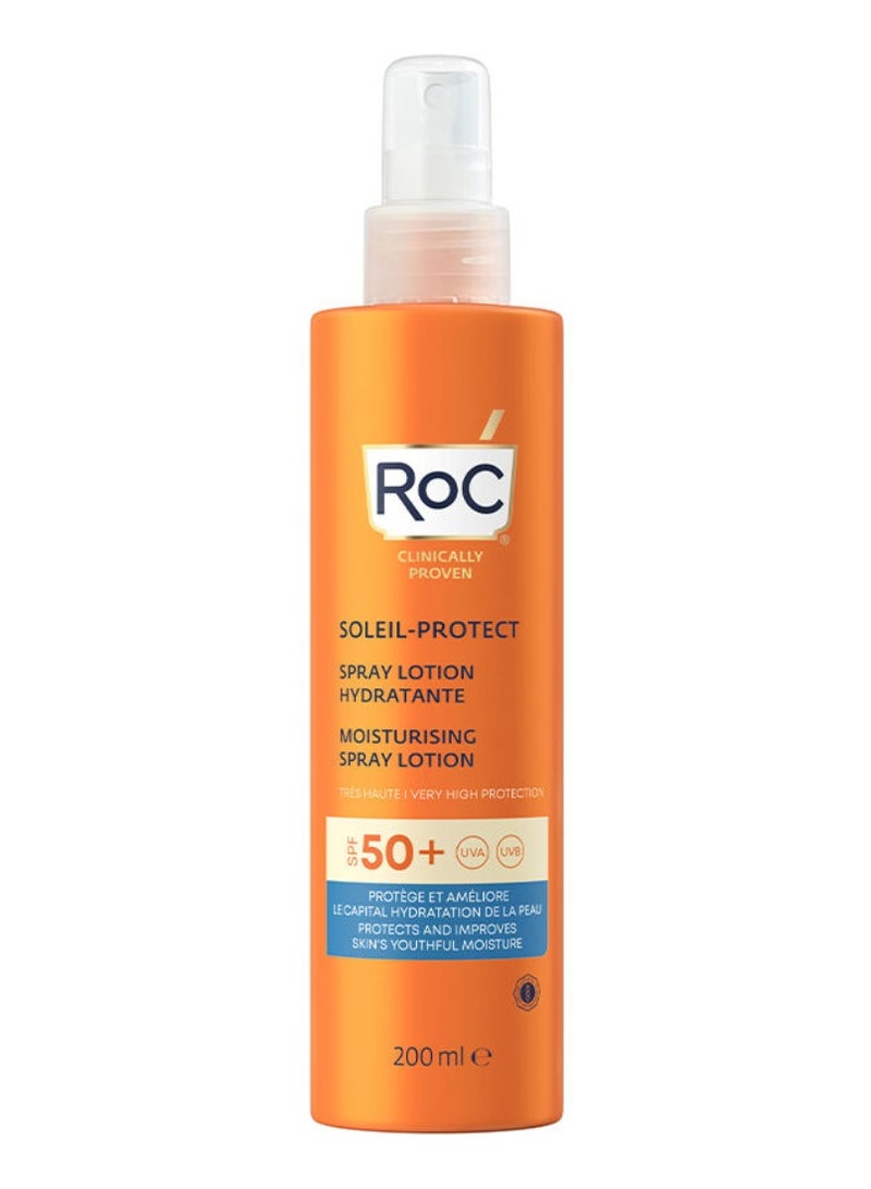 روك لوشن رذاذ مرطب Roc Soleil-Protect SPF50+ 200 مل - Image 1