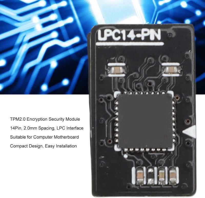 Integrated practical design TPM2.0 Encryption Security Module, 14-1 Pin 2 * 7P TPM Remote Card Encryption Security Module Compatible with 2.0 System for Platform General need oriented design Authorized haulage delivery Closed & open space compatible Carefully selected solid material Safe approved storage space Affordable purchase options Longevity optimized build All climate suitability Gulf market trial optimized design Assorted color options In-Kingdom stored commodity Reliable durability UV resistant Simple upgraded construction Advanced compact design Trendy widespread design Repeated use friendly design Global upgraded practical design Moisture proof Indoor outdoor use Fixed & portable compatible Light precision processed material Remote village delivery cover Slow wear optimized quality - Image 2