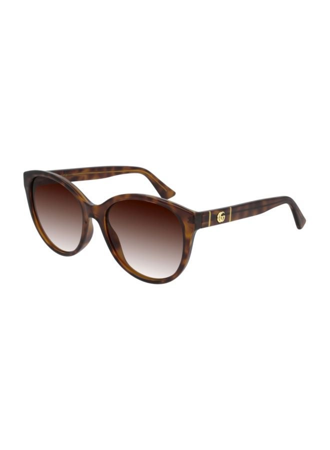 GUCCI Women's Cat-Eye Sunglasses with Brown lenses GG0631S 002 56mm - Image 2