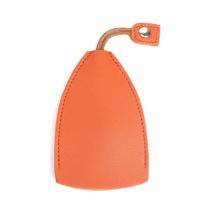 Trendy Key Pouch Unisex Creative Pull-Out Key Case Pure Orange 