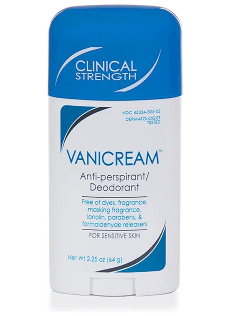 Vanicream Vanicream Anti-Perspirant/Deodorant | For Sensitive Skin | Clinical Strength, 24-Hour Protection | Dermatologist Tested | Fragrance and Paraben Free | 2.25 Ounce  - Image 1