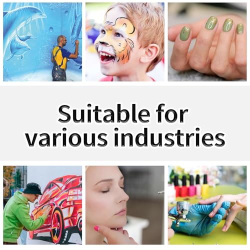 CBVCBV Airbrush Kit Portable Airbrush Air Brush Kit with Air Compressor Airbrush for Nails Airbrush Compressor High Pressure Nail Airbrush Machine Handheld Mini Air Brush Kit (pink) - Image 5