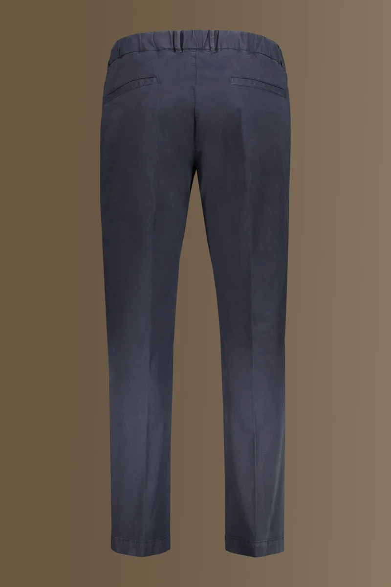 Doppelganger  Trousers with elastic on waist and laces - Navy Blue for Men | Best Price UAE