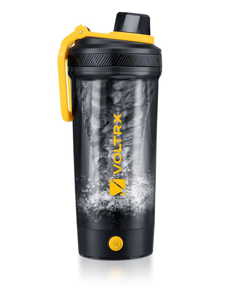 VOLTRX Shaker Bottle Gallium USB C Rechargeable Electric Protein Shake Mixer Shaker Cups for Protein Shakes and Meal Replacement Shakes BPA Free Made with Tritan 24oz