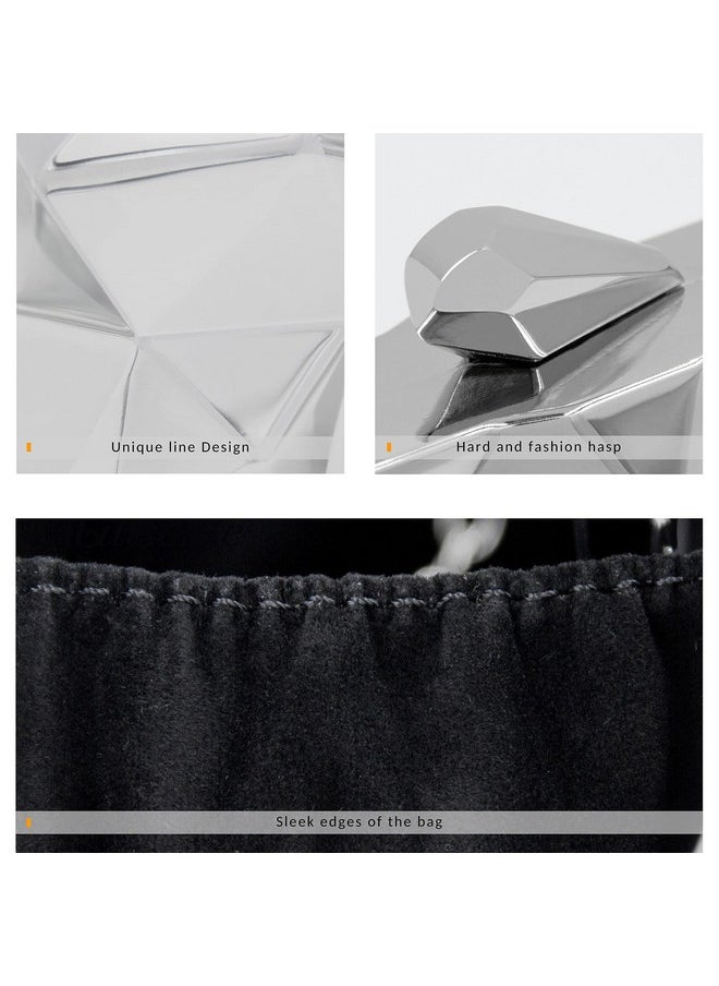 Milisente - Women'S Clutch Purses Metallic Bridal Party Evening Clutches Bags Cocktail Formal Handbags - Image 1