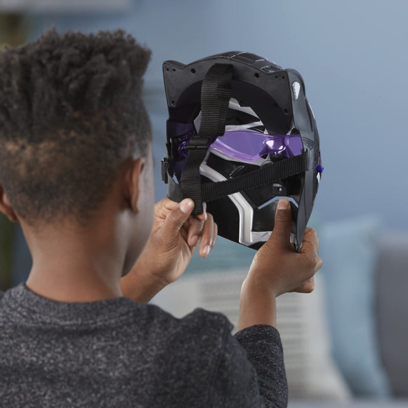 Marvel Black Panther Studios Legacy Collection Black Panther Vibranium Power FX Mask Roleplay Toy, Toys for Kids Ages 5 and Up - Image 5