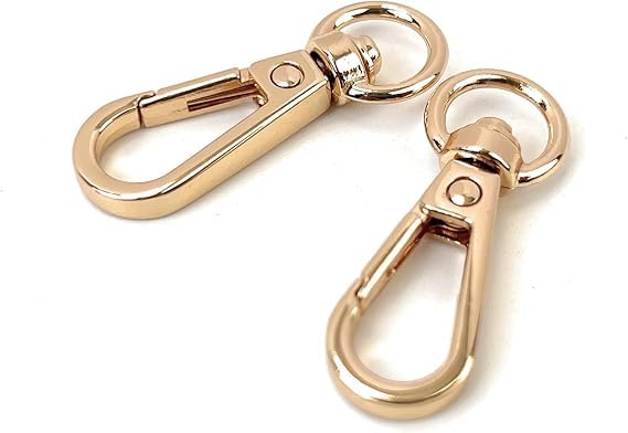 Tia Strap Buckles Metal Clasps Lobster for Handbag Spring Ring Purse Dog Hook Key Chain Swivel Trigger Snap Hook DIY and Purse Making Accessories - Image 1