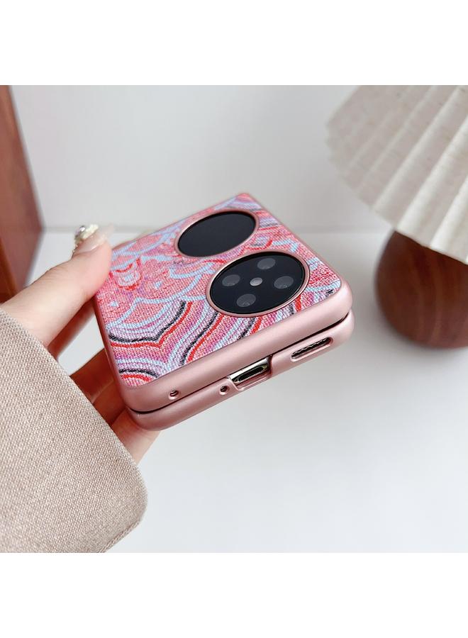 Zaboon Case For Huawei P50 Pocket Propitious Clouds Embroidery Full Coverage Phone Case - Image 4