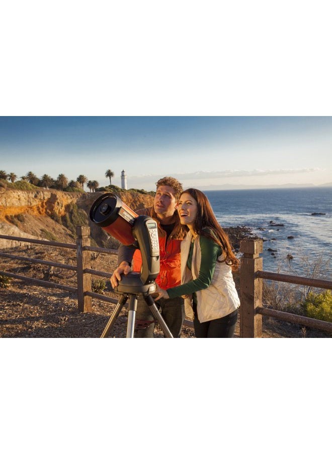Celestron 11068 NexStar 6SE Computerised Schmidt-Cassegrain Telescope with Fully Automated Mount, SkyAlign Technology and XLT Coating, Black/Orange - Image 2
