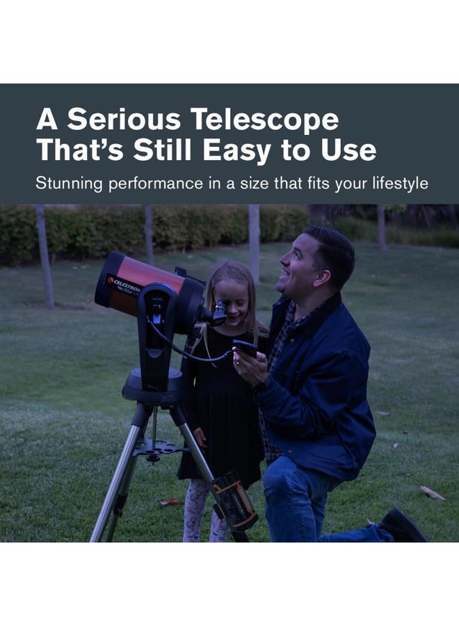 Celestron 11068 NexStar 6SE Computerised Schmidt-Cassegrain Telescope with Fully Automated Mount, SkyAlign Technology and XLT Coating, Black/Orange - Image 3