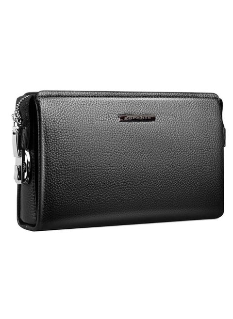 Large Capacity Business Clutch Black