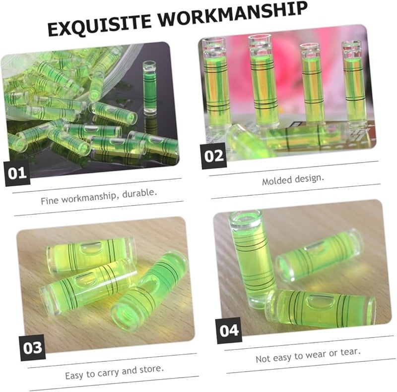 مسطرة فقاعة أفقية 100 قطعة لتعليق الصور ومحاذاة الأثاث وتسوية الأسطح - Image 5