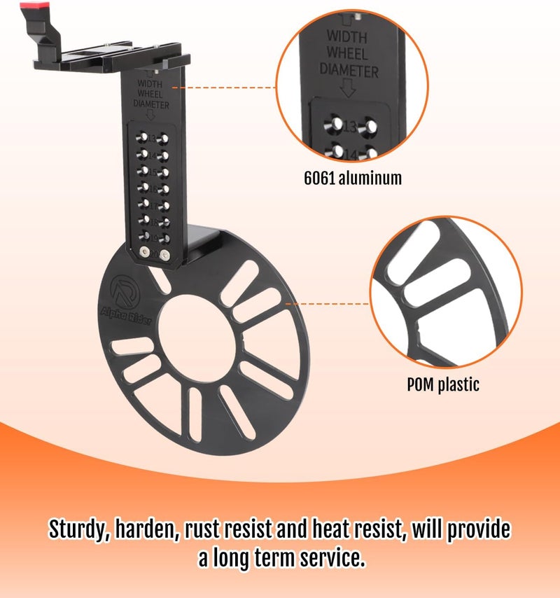 Alpha Rider Universal Wheel Fitment Offset Tool for 13 to 20 Inch Wheels - Image 5