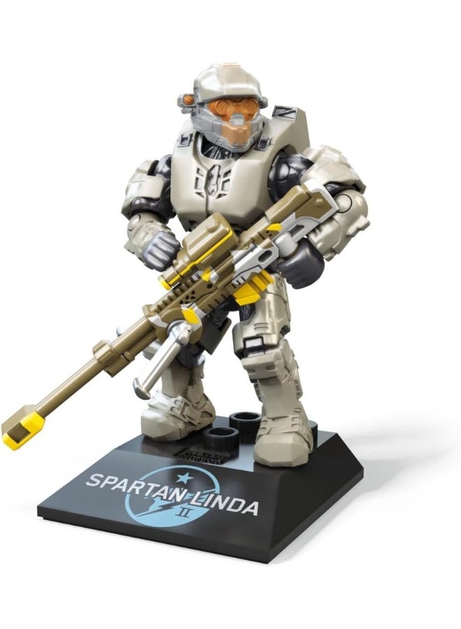 MEGA CONSTRUX BLOCKS Spartan Linda-058 Halo Universe Figure - Image 5