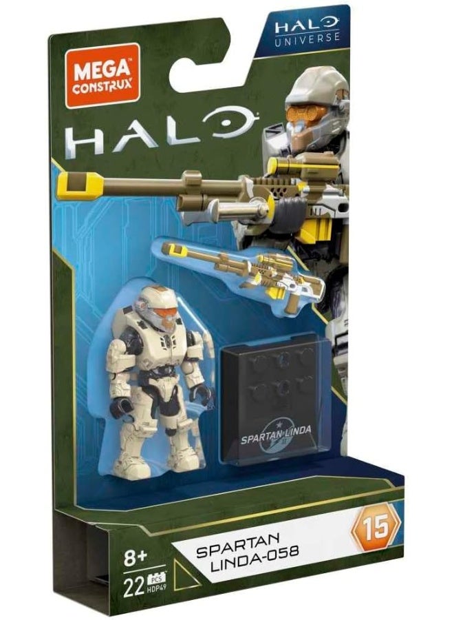 MEGA CONSTRUX BLOCKS Spartan Linda-058 Halo Universe Figure - Image 4