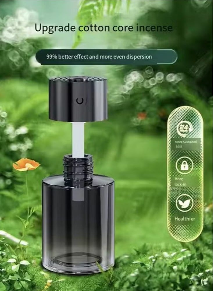 MIGOFAST 2025 Upgraded 140ml Intelligent Car Air Fragrance Diffuser  Electric Aromatherapy Spray Machine with Starry Sky Projection Long Lasting Natural Scent Glass Bottle Design  for Car Home Office & Hotel USB Plug In Portable 5V 1A  - Image 3