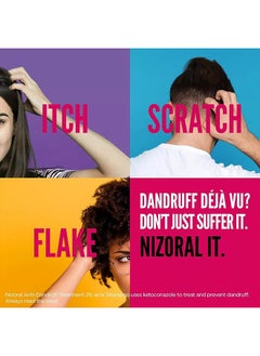 Nizoral Anti Dandruff Treatment Shampoo 60ml, Treats and Prevents Dandruff, Clinically Proven to Control Itchy and Flaky Scalps, Hair Care  - Image 4