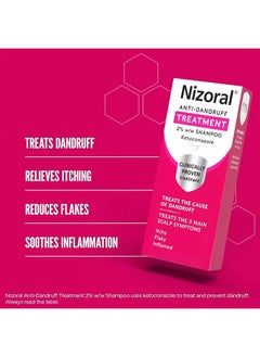 Nizoral Anti Dandruff Treatment Shampoo 60ml, Treats and Prevents Dandruff, Clinically Proven to Control Itchy and Flaky Scalps, Hair Care  - Image 5