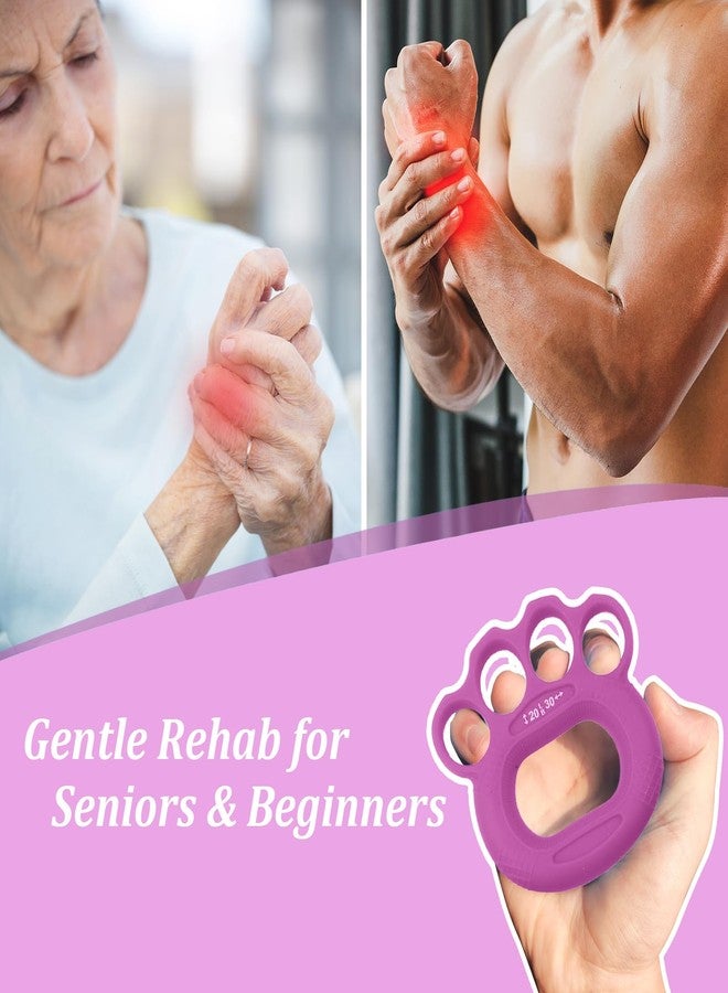 Wanheart 3 Pack Finger Exerciser & Hand Grip Strengthener, 3 Resistance Levels (20-50 lbs), Ergonomic Silicone Hand Strengthener for Rehab, Arthritis & Therapy, Ideal for Musicians, Climbers, Seniors - Image 5
