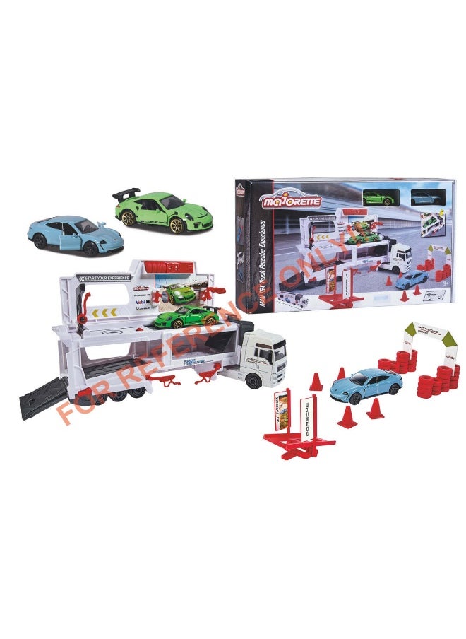 Majorette Majorette MAN TGX Porsche Experience & 2 Car 