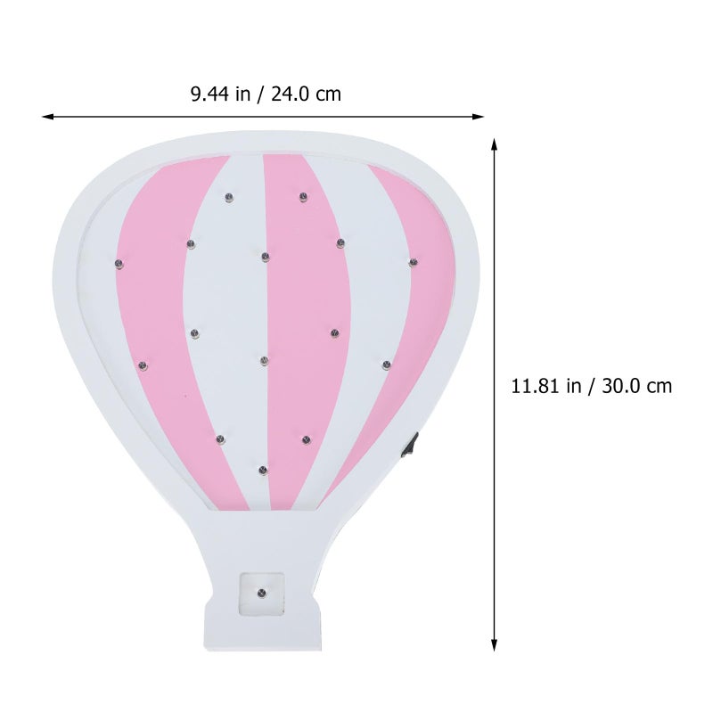 Hot Air Balloon Night Light LED Wall Lamp For Bedroom Decor Atmosphere Lighting - Image 3