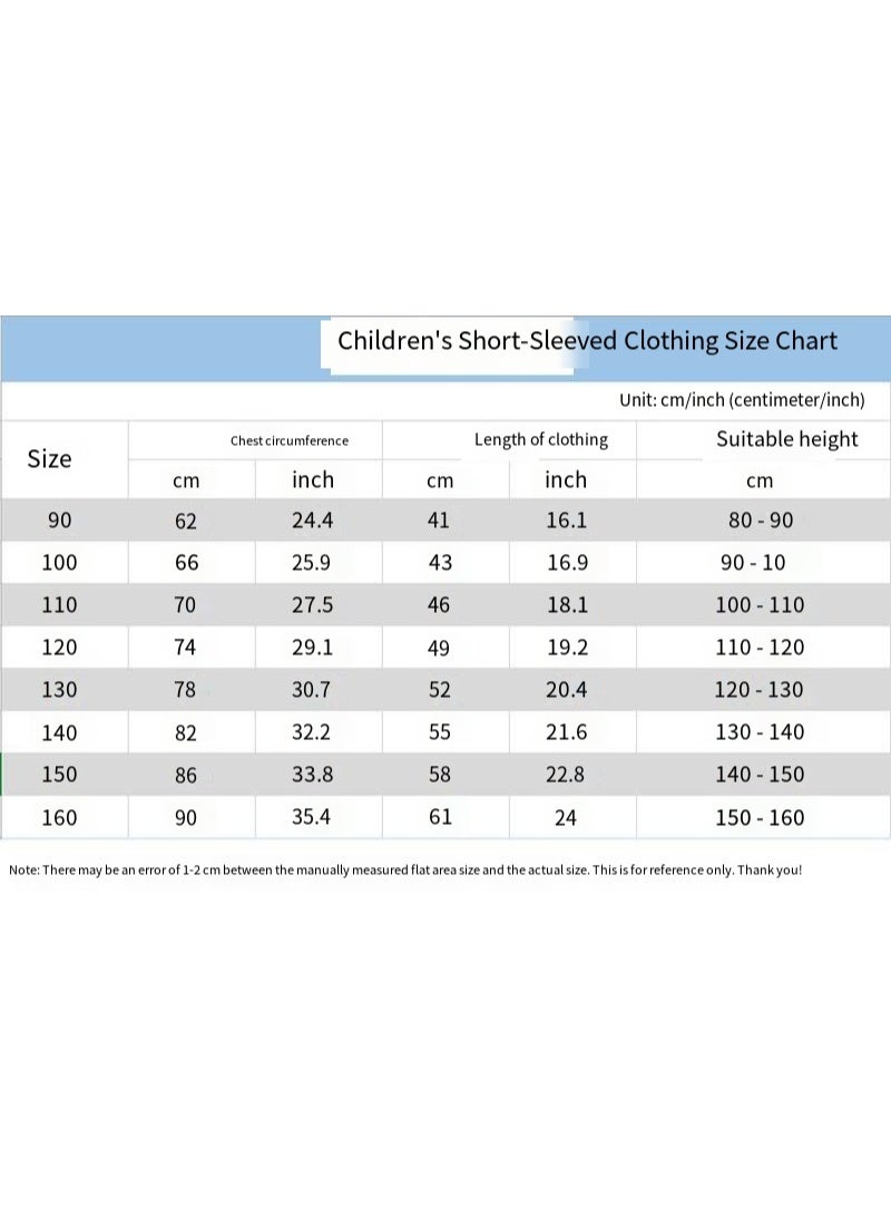 general KPop Demon Hunters anime cartoon print round neck short-sleeved T-shirt casual loose children's top - Image 2