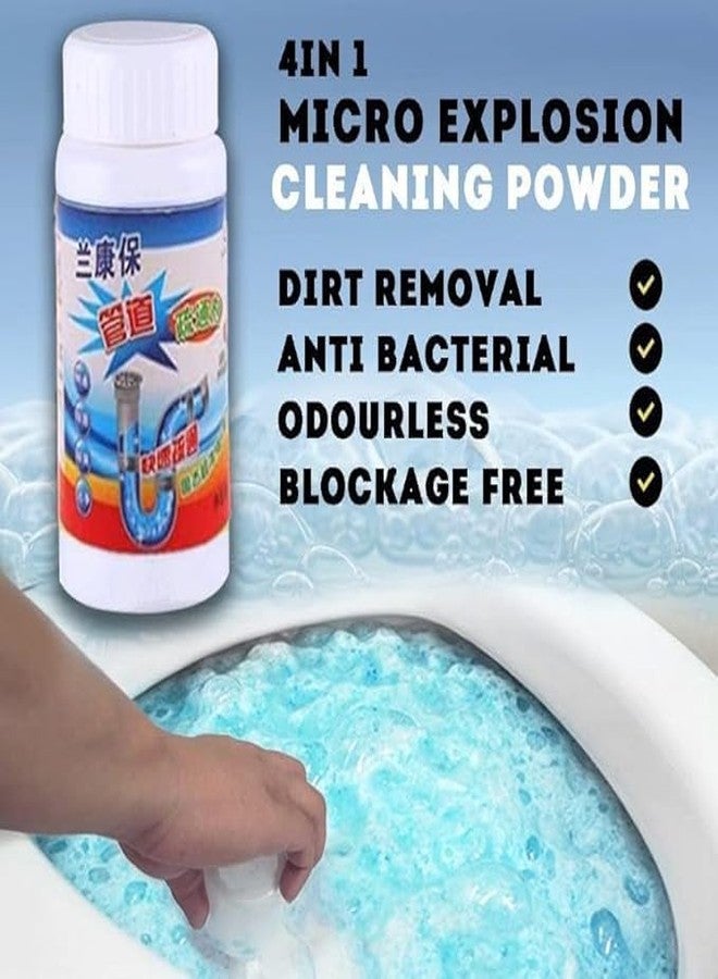 BRIGHTZONE Drain Cleaning Wire with Drain Cleaner Powder Removes Hair, Sink Block,Clog in Kitchen Sink, Pipe,Basin,Hair Catcher,Claw Hook,Spring Stick,Plucker Rod and Powerful Powder - Image 5