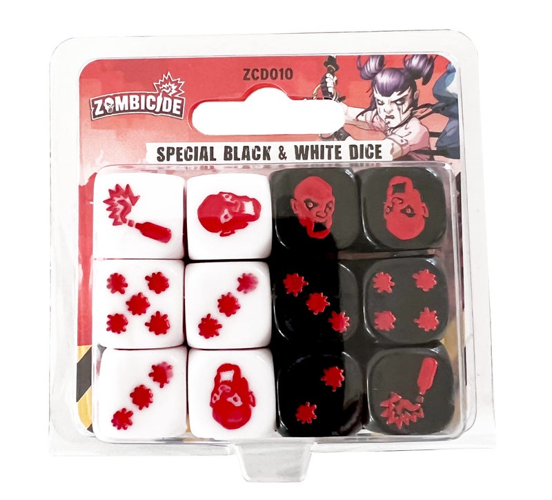CMON Zombicide 2nd Edition Special Black and White Dice Strategy Board Game Cooperative Game for Teens and Adults Zombie Board Game Ages 14 16 Players Avg Playtime 1 Hour Made by CMON - Image 3