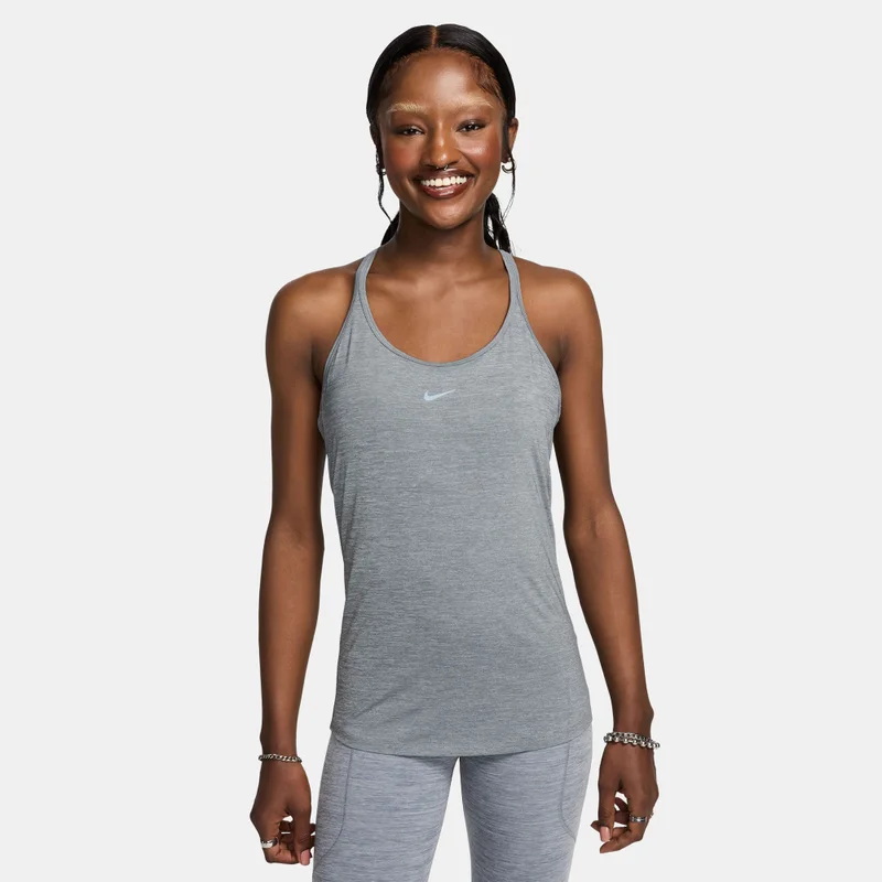 Nike Grey Women's One Classic Dri-FIT Strappy Tank Top for Women | Best Price UAE