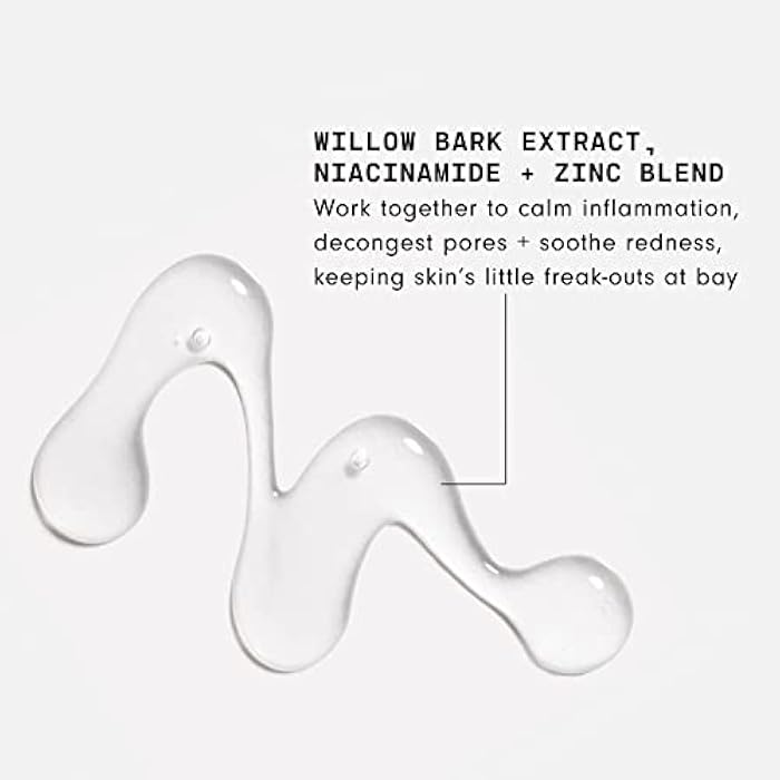 Versed Just Breathe Clarifying Facial Serum - Blend of Antioxidants, Niacinamide, White Willow and Zinc Helps Reduce Blemishes, Decongest Pores and Soothe Redness - Vegan Acne Serum (1 fl oz) - Image 3